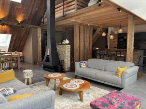 Maison moderne et chaleureuse au cœur du village avec mezzanine et poêle à bois - FR-1-548-26
